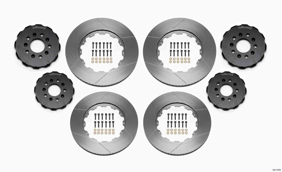 Front/Rear-Drilled Rotor Kit