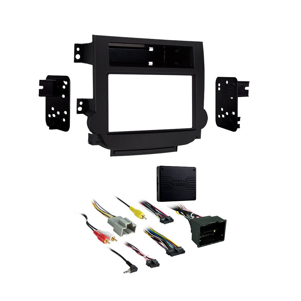 Chevrolet Malibu 2013- DDIN Dash Kit with Auto Climate Metra 95-3318B (Black)