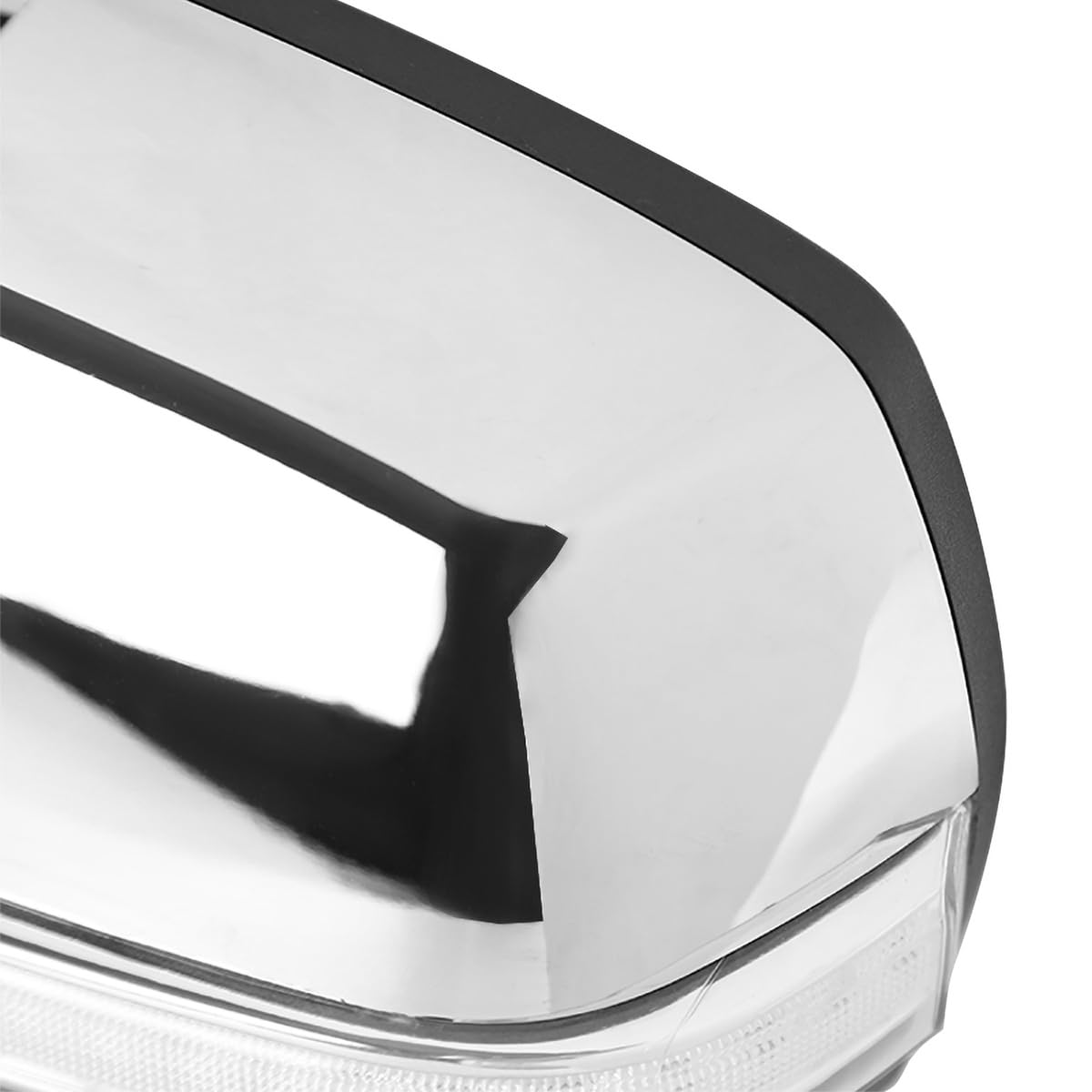 Spec-D Tuning Chrome Power Folding Mirror Left Driver Side w/LED Turn Signal Compatible with 2014-2018 Chevy Silverado, GMC Sierra