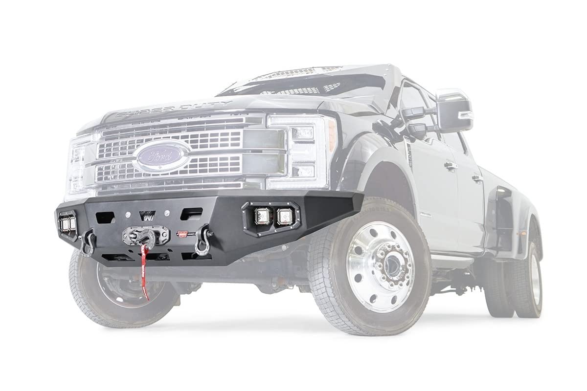 Ascent HD WARN 107181 Front Bumper, Fits: Ford SD F450 & F550 (2017-2021)