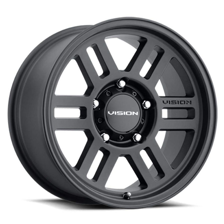 Manx 2 Vision Overland 17x9 5x4.5" +20mm Satin Black Wheel Rim 17" Inch