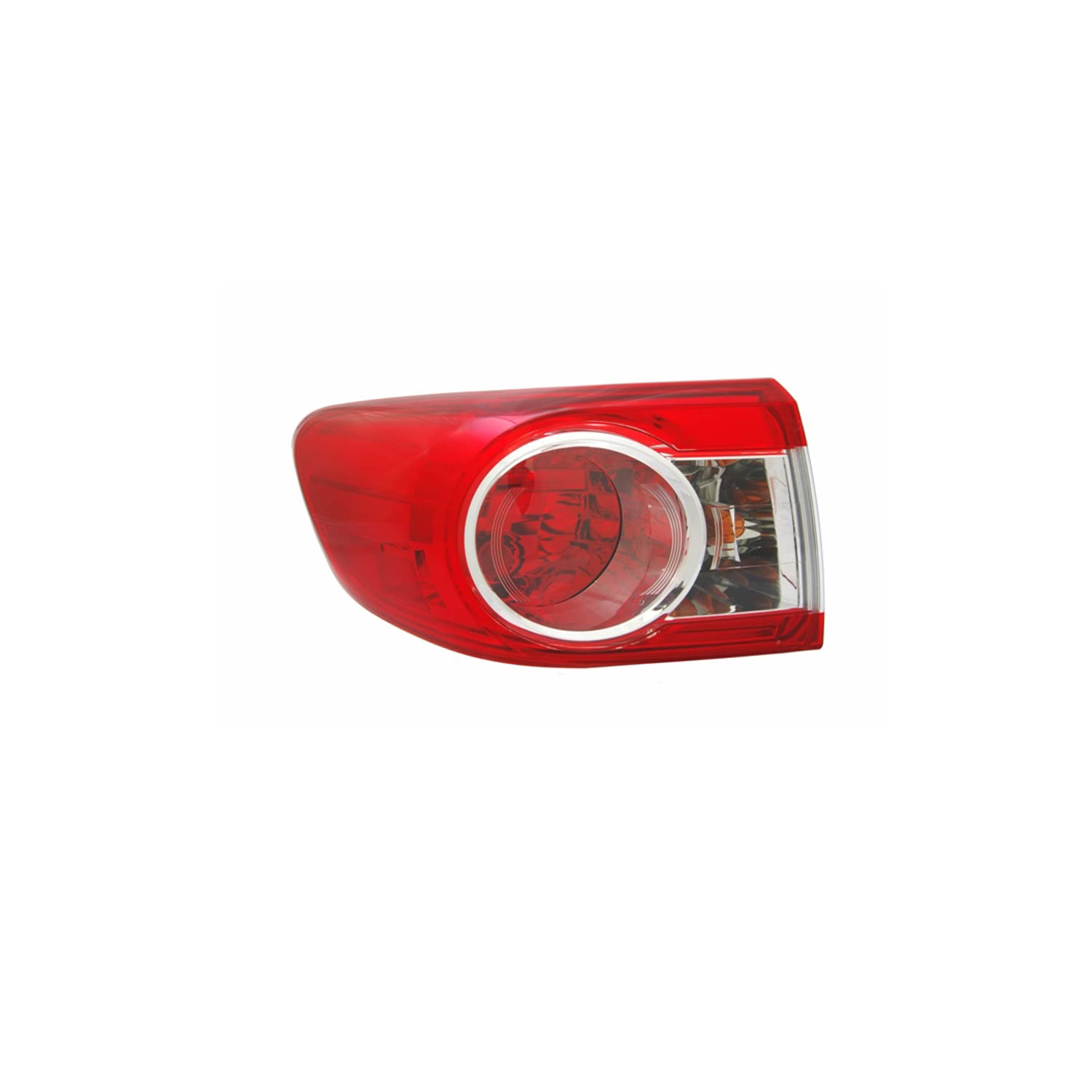 Left TYC Tail Light Assembly Compatible with 2011-2013 Toyota Corolla