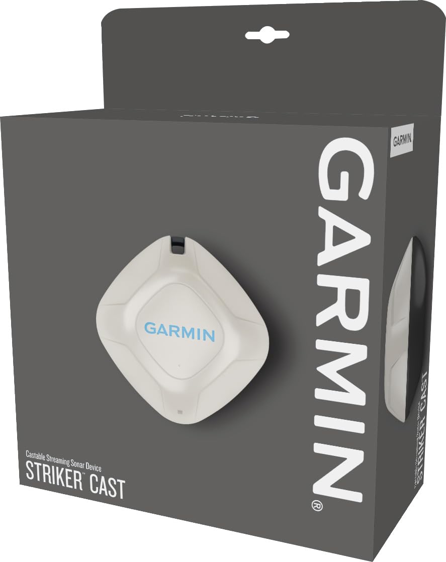 Garmin Cast Striker, Castable Sonar, Pair with Mobile Device and Cast from Anywhere, Reel in to Locate and Display Fish on Smartphone or Tablet (010-02246-00)