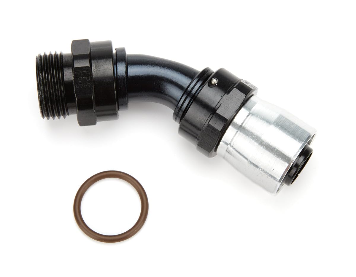 45-Deg Fragola 12an Crimp Hose End Male ORB
