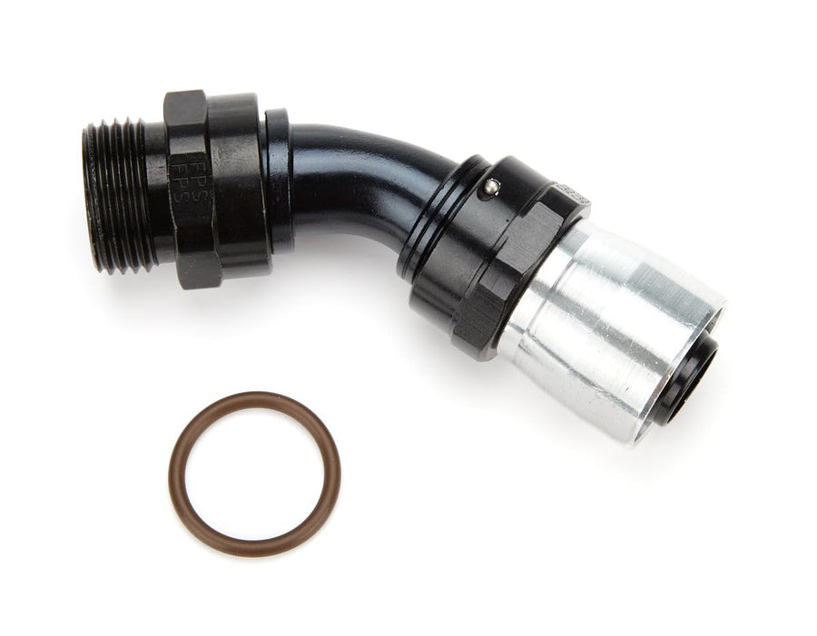 45-Deg Fragola 12an Crimp Hose End Male ORB