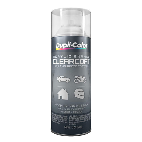 Multi-Purpose Dupli-Color Acrylic Enamel Spray Paint - Crystal Clear - 12 oz. Aerosol Can