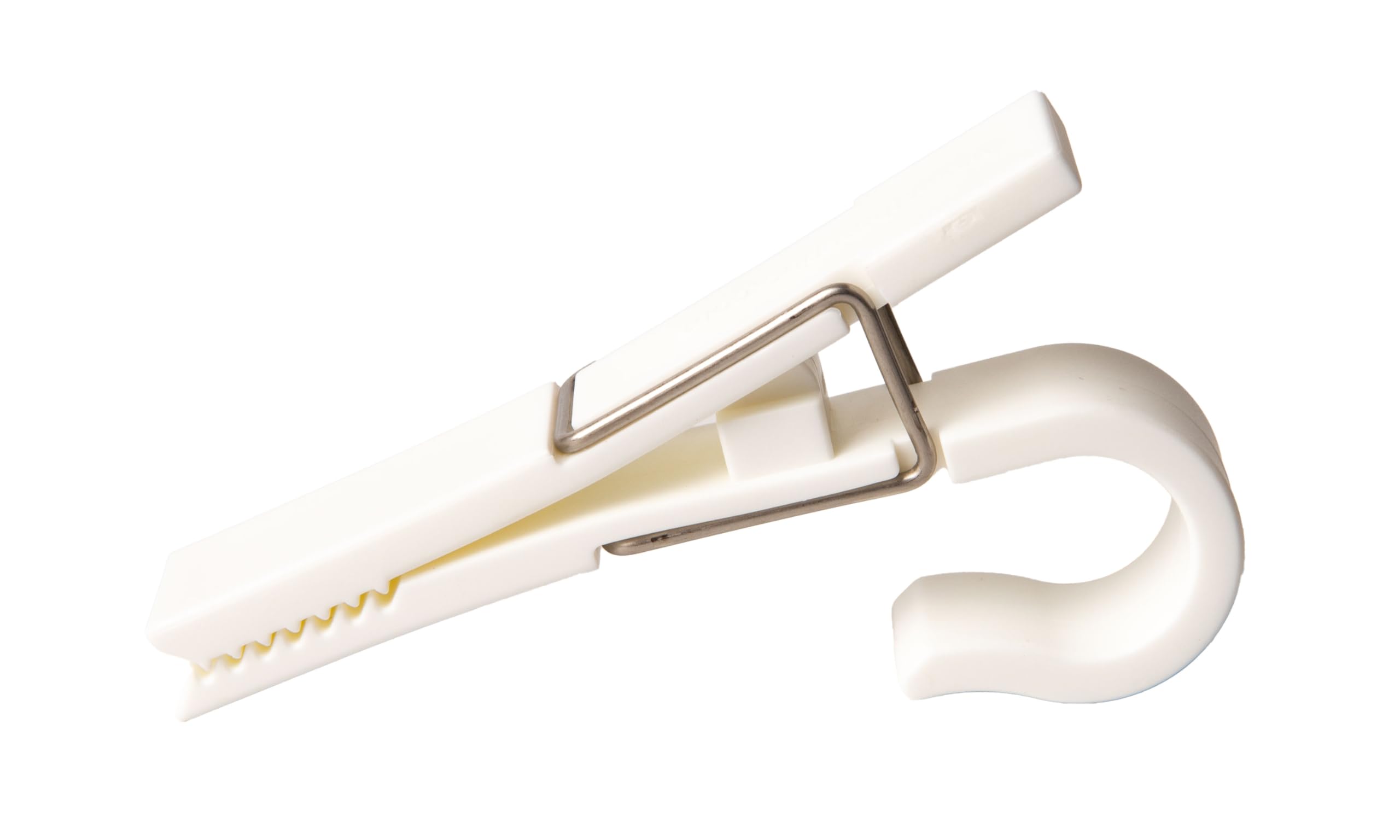 Aqua Utility Clip T-H Marine – Boat Accessory Clip for Holding Tools, Ropes, Hoses & Gear – Strong Grip, Corrosion-Resistant – 2 Pack, White