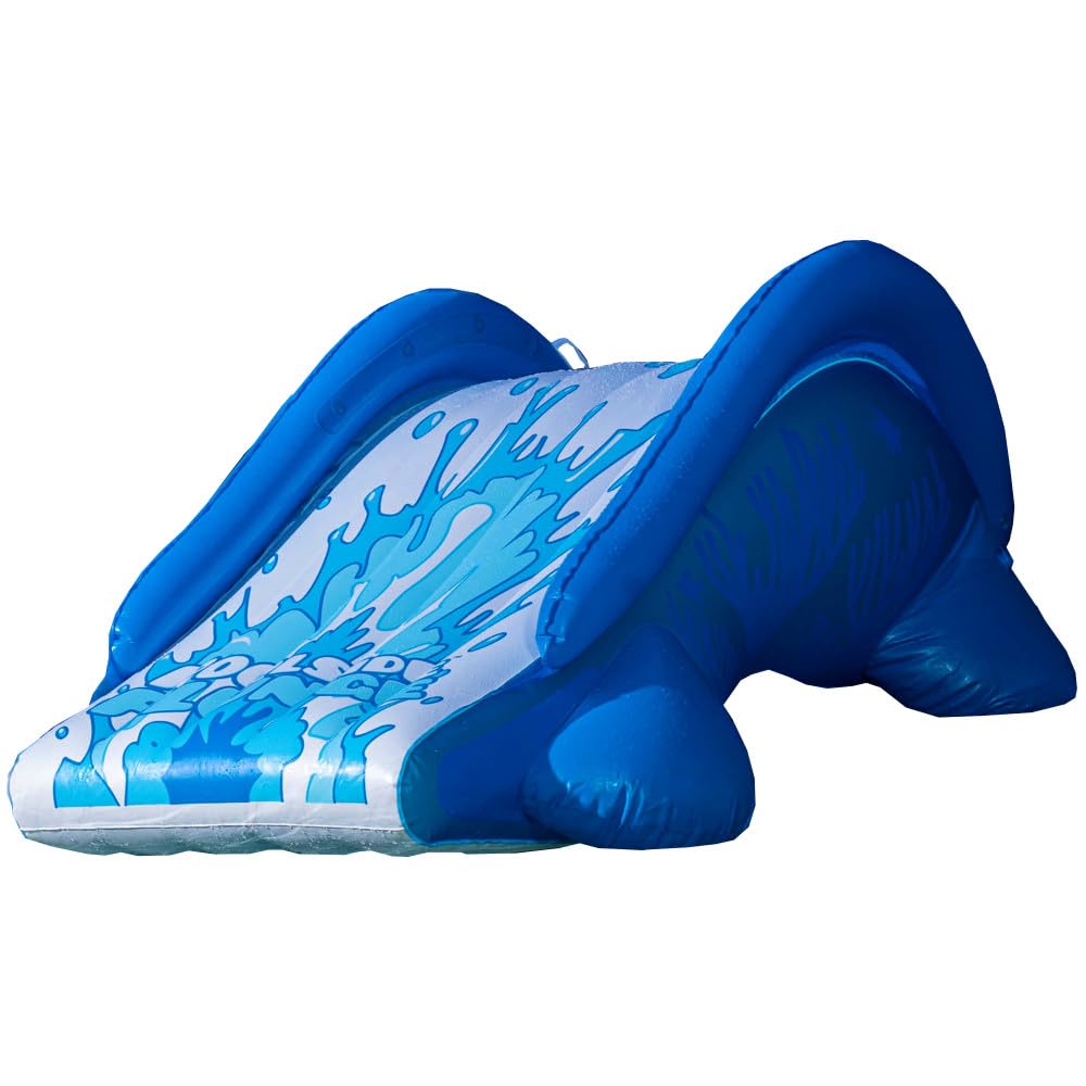 Poolside Plunge Rave (67 X 33 X 33-Inch, Blue/White)