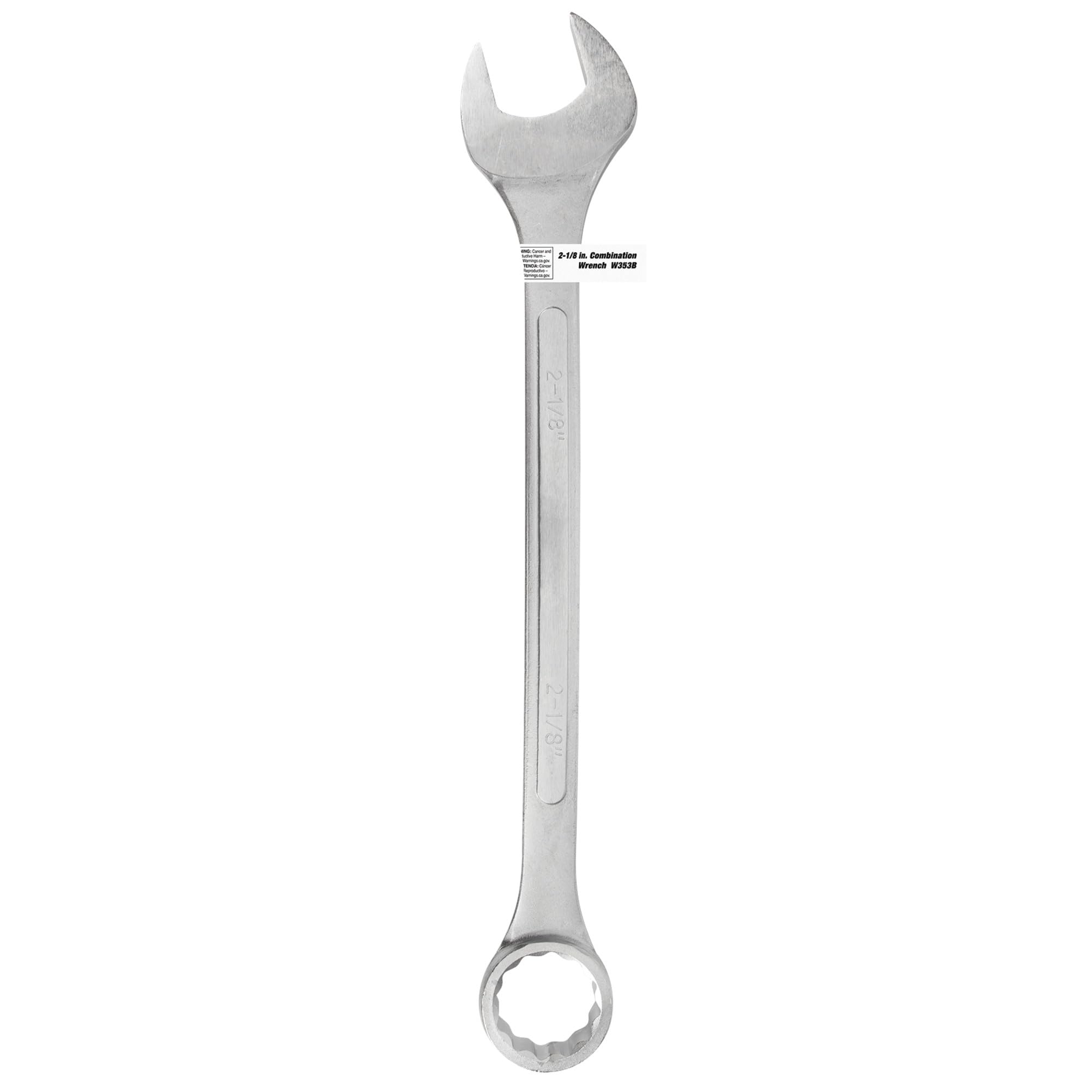 12-Point Combo Wrench Performance Tool W353B with Satin Chrome Finish 2-1/8-Inch Combo Wrench