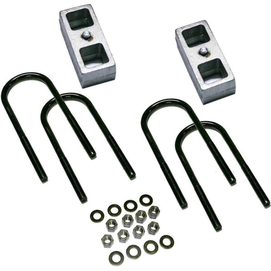 Superlift RealTruck 2" Block Kit for Ford F-350 | Rear Lift Blocks, U-Bolts, & Hardware | 1525 | Fits 1983-1997 Ford F-350 4WD (Will Not Fit Dually)