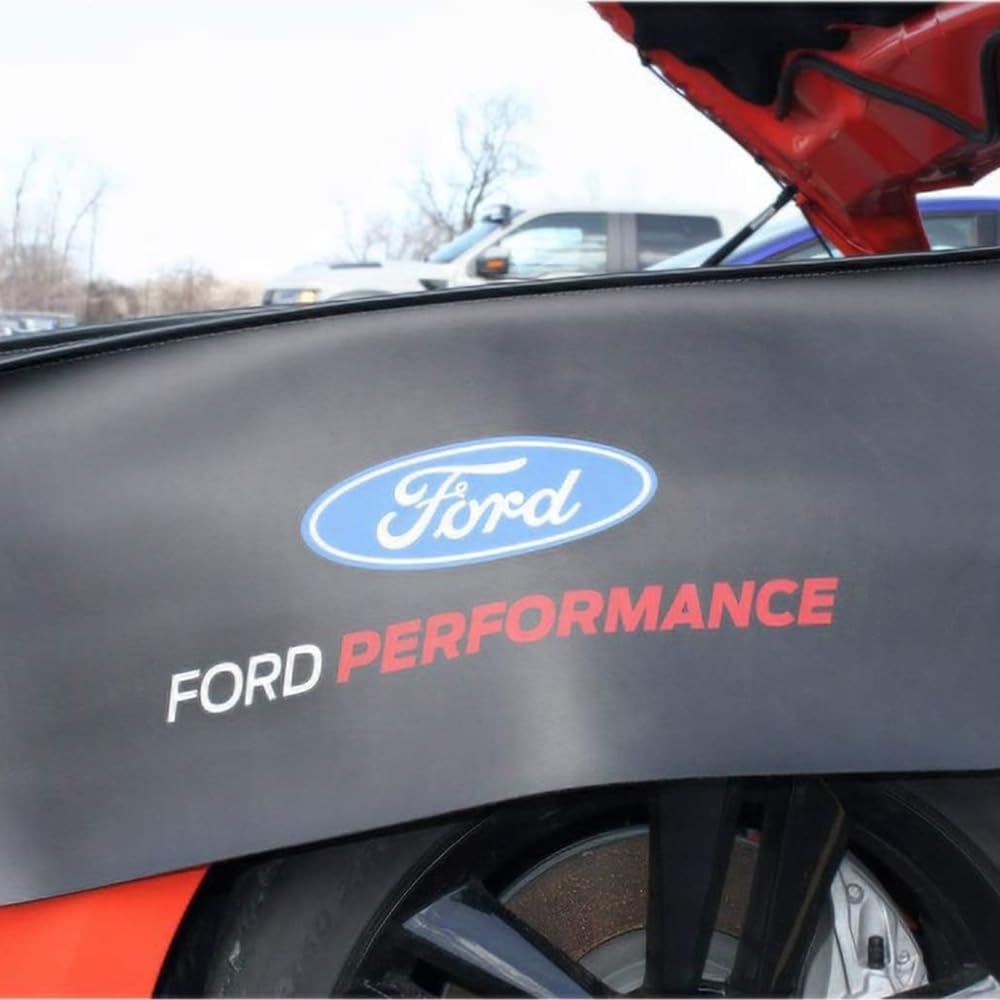 Ford Performance Genuine OEM Fender Cover from Ford | Strong, Sturdy and Slip Resistant Black Fender Cover | M1822A7