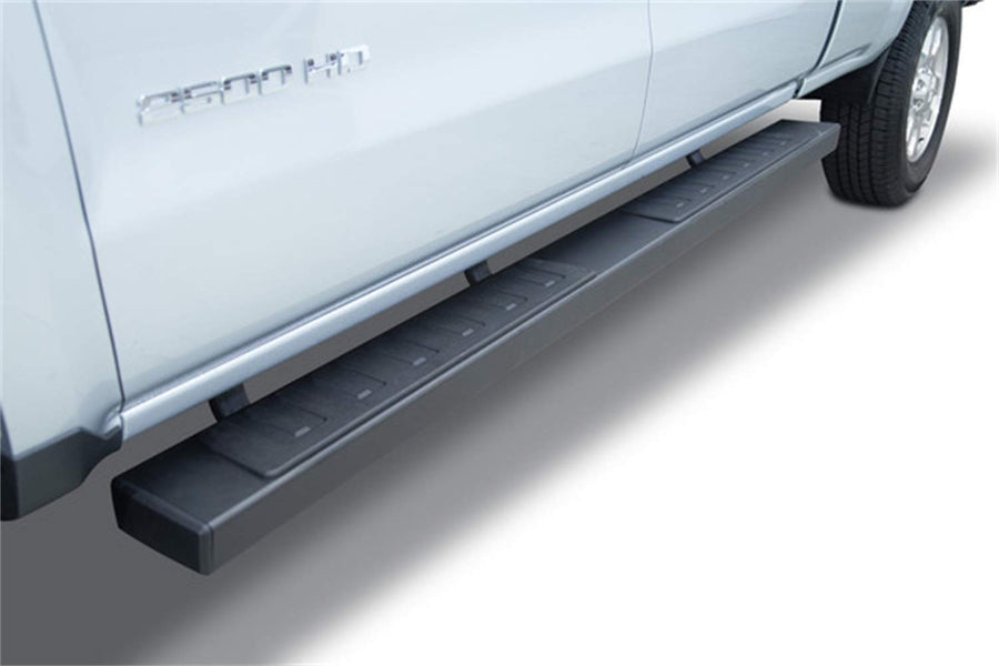 6" Go Rhino OE Xtreme II Sidesteps & Brackets | Galvanized Steel, Textured Black | 6862404687T | Fits 2007-2019 Chevrolet Silverado & GMC Sierra Crew Cab (See Description)