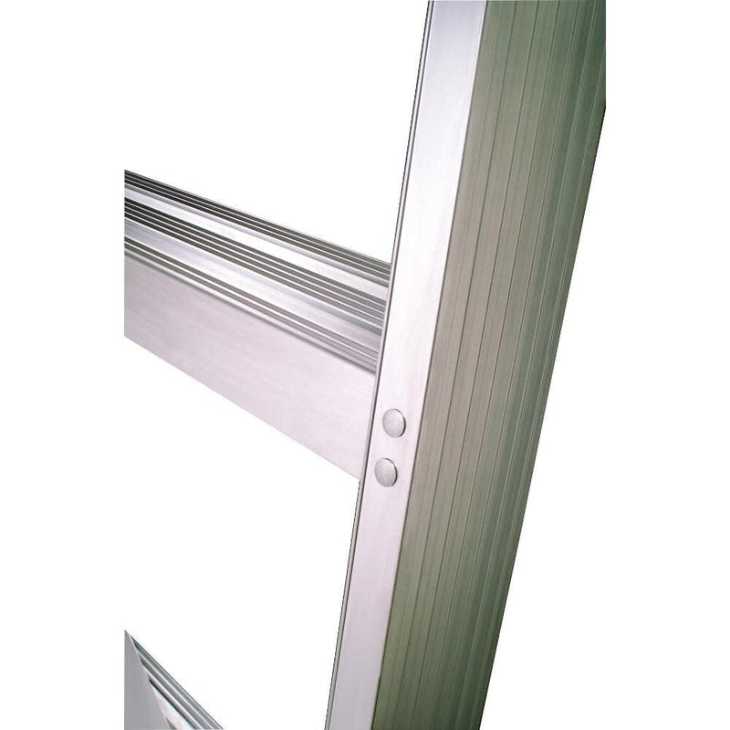Twin Werner Step Ladder, Aluminum (T374)