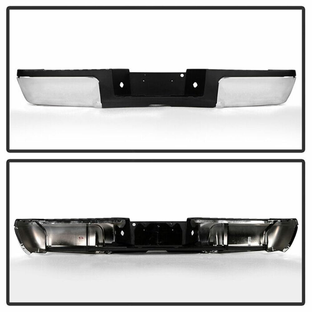 OEM Style Spyder Xtune - Steel Rear Bumper (RB-FF25008-WS-SET-C)