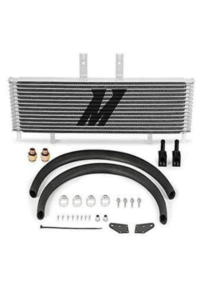 Mishimoto Transmission Cooler MMTC-DMAX-01SL Fits Chevrolet/GMC Duramax 6.6 LB7 2001-2003 Silver