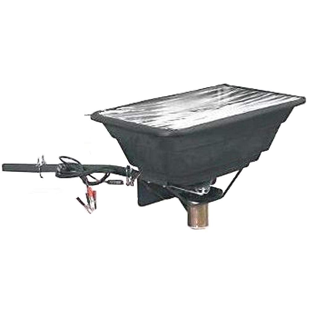 Moultrie Food Plot ATV Spreader 50 lbs. Capacity with Hopper Cover to Protect Seed/Fertilizer, Multicolor