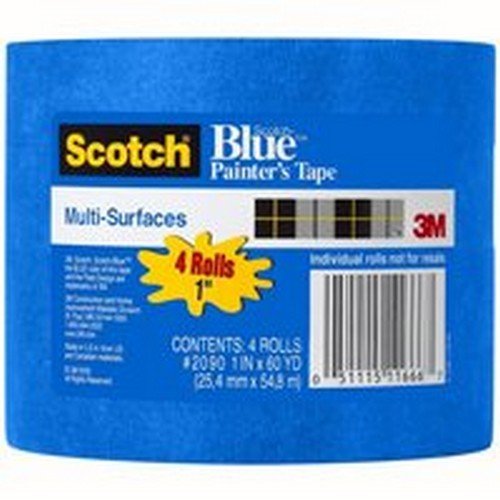 3M Blue Scotch 1.88 in. W x 60 yd. L Medium Strength Painter's Tape 6 pk
