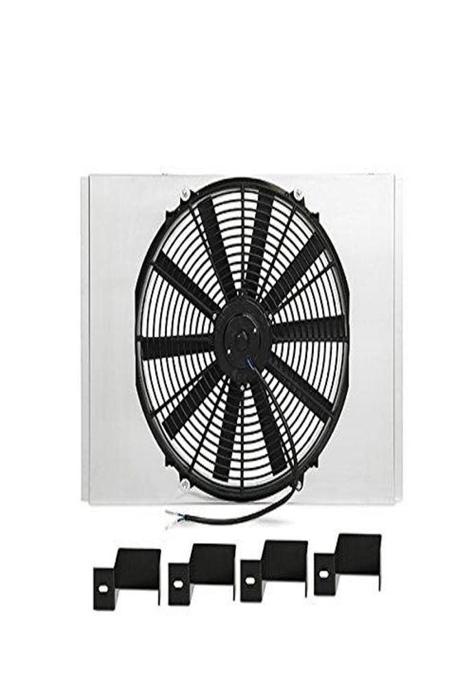 Mishimoto Performance Aluminum Fan Shroud MMFS-CK-63 Fits Chevrolet C/K Truck 1963-1966 Silver
