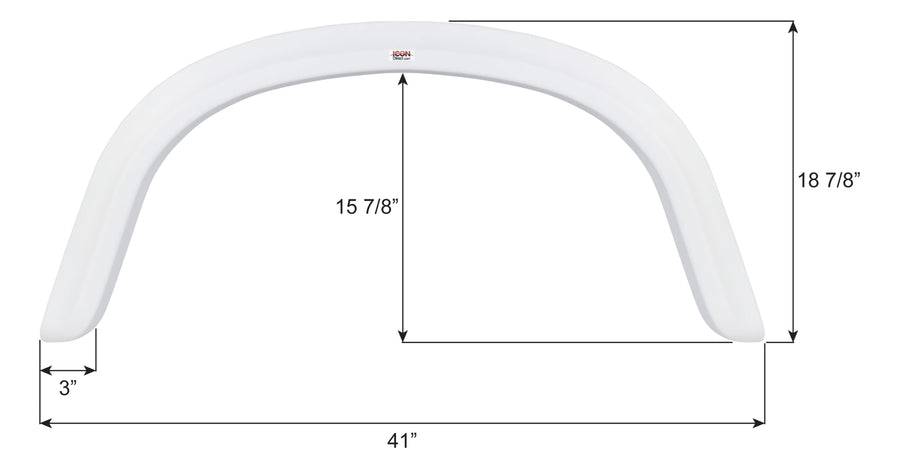 Fender Skirt ICON, Single, Four Winds, FS1883, Polar White