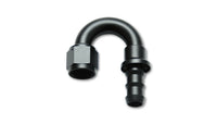 Hose End Elbow Fitting Vibrant Performance 22810 (Push-On 180 Degree; Hose Size: -10AN)