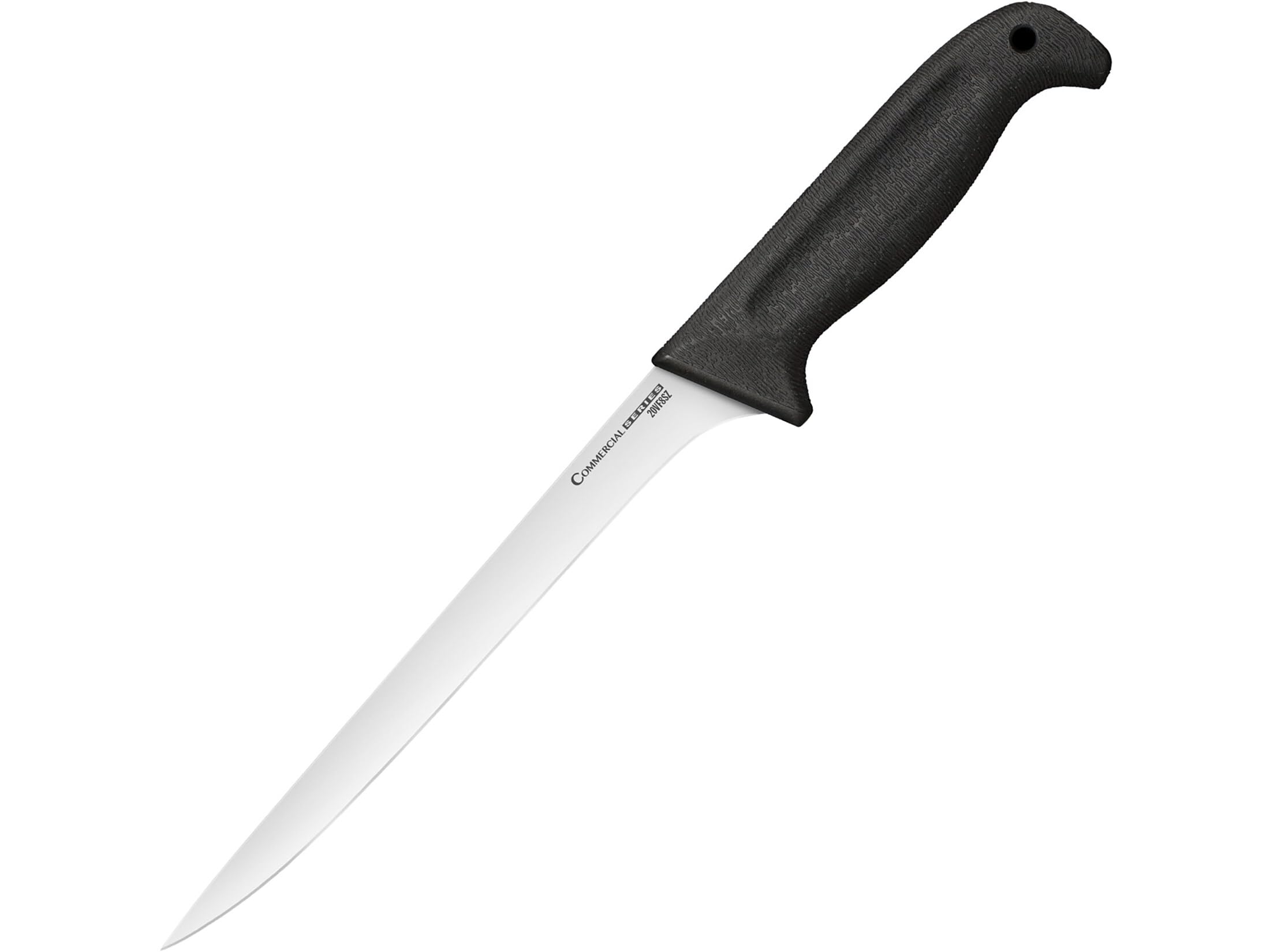 8" Cold Steel Filet Knife | Durable German 4116 Stainless Steel Fixed Blade Knife with Ergonomic Kray-Ex Handle | Precision Filleting & Slicing for Professional Use | Commercial Series
