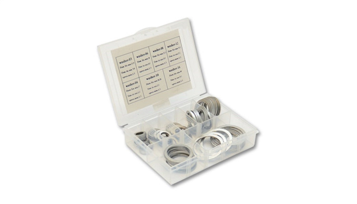 Crush Washer Vibrant Performance 20998, 10 Pack (-3AN to -16AN)