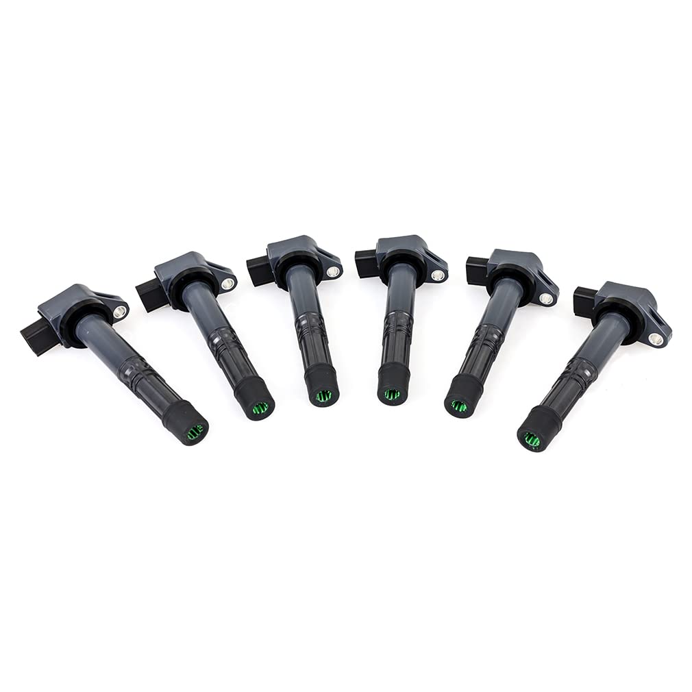 Mishimoto Set of 6 Ignition Coil, Compatible with Honda Civic 2002-2011
