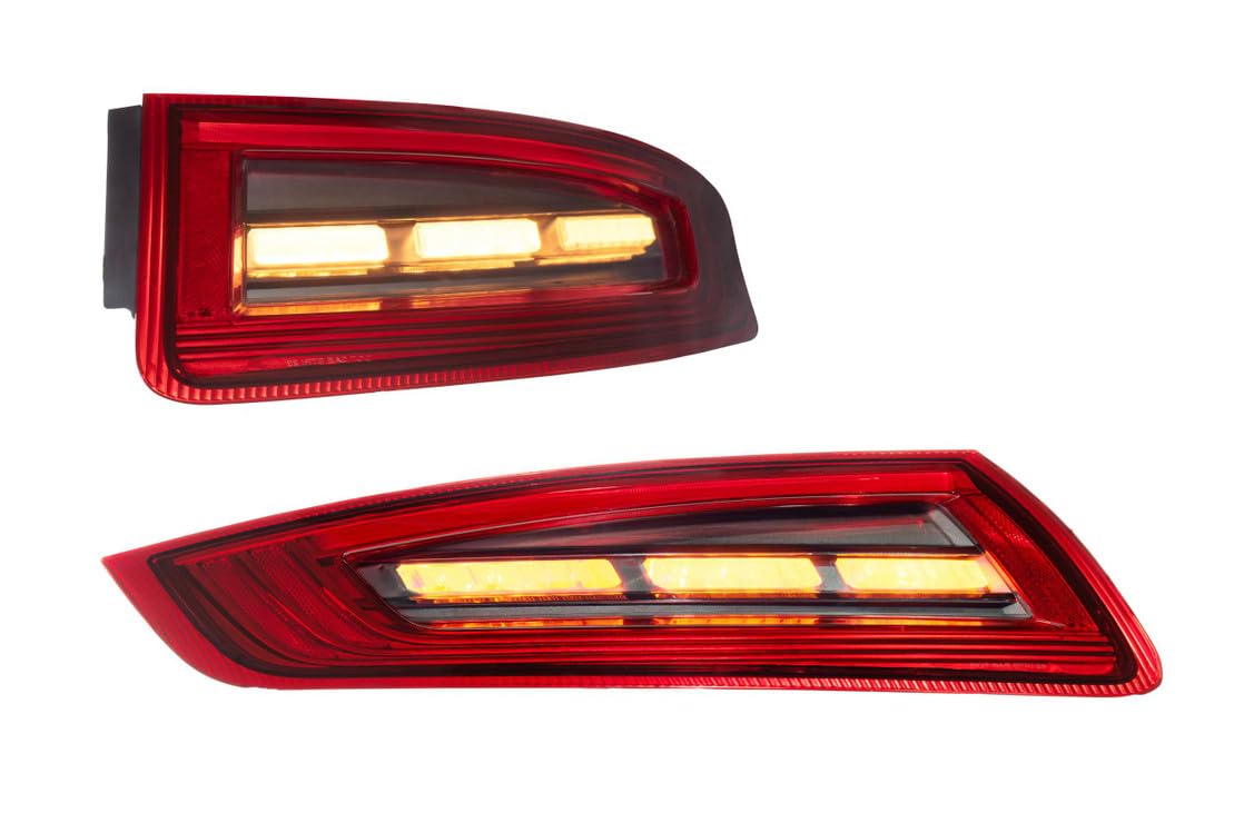 Morimoto XB LED Taillights Porsche 911 Fits 997.1 05-08, Plug and Play LED Taillight Assemblies (Red)
