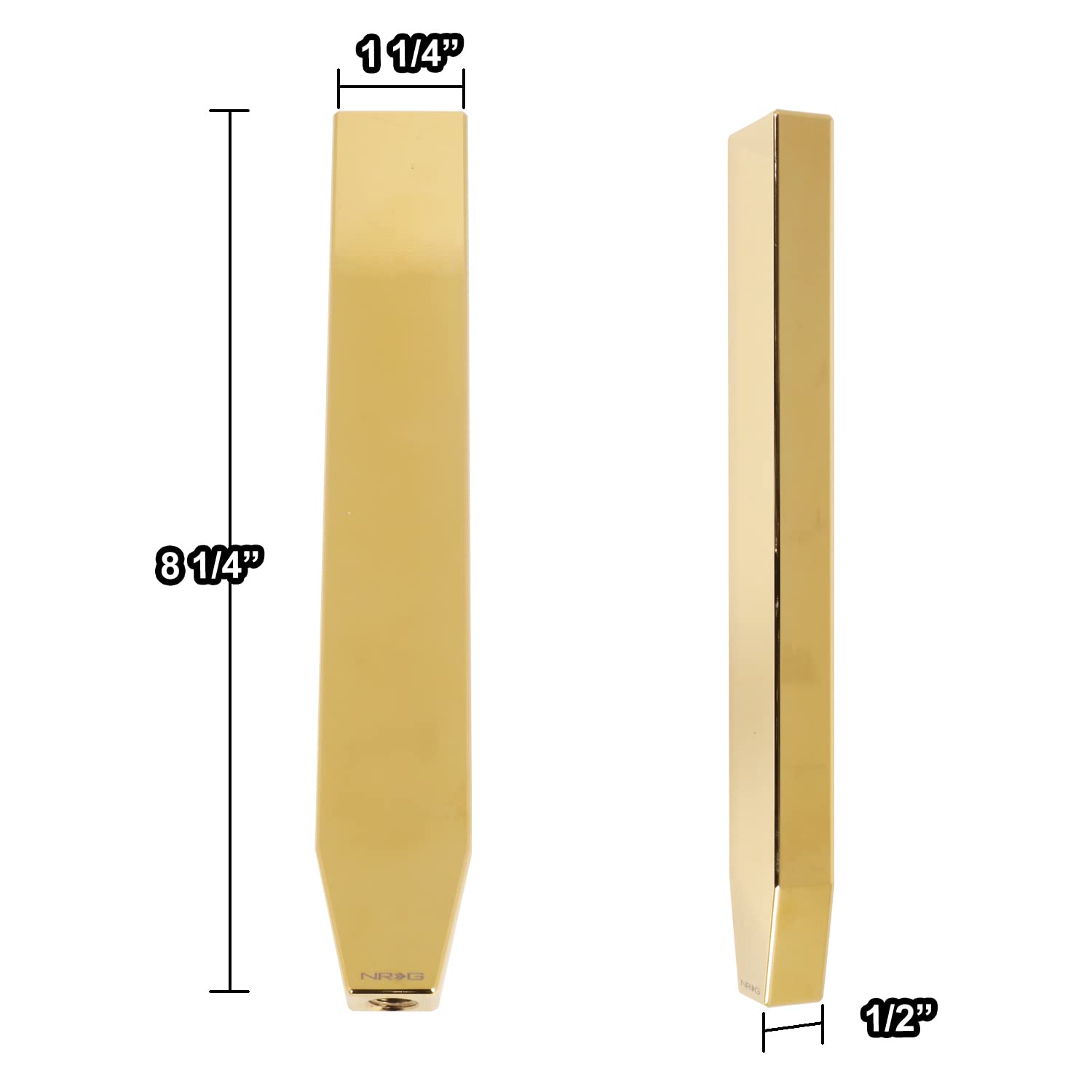 NRG Innovations M10 X 1.5 Aluminum Weighted Monolith Shift Knob,Chrome Gold SK-600CG-1015