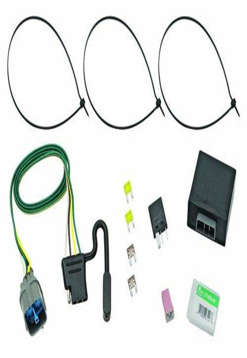 TEKONSHA T-One Tow Ready Harness, 4-Way Flat, Compatible with Select Honda Pilot, Ridgeline, Black, 118491