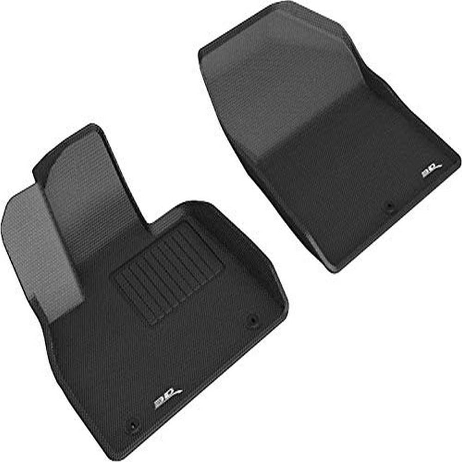 Kagu 3D MAXpider Custom Fit Floor Mat (Black) Compatible with Hyundai Palisade 2020-2025 - Front Row