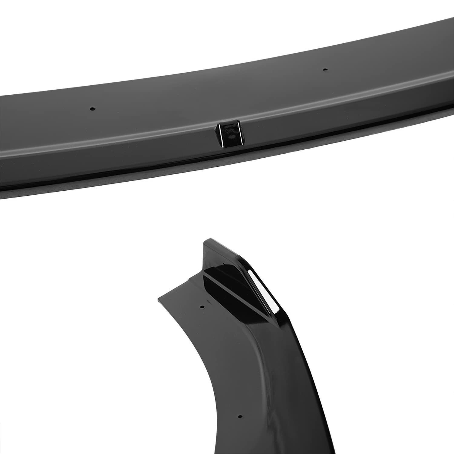 Glossy Black Spec-D Tuning Front Bumper Lip Compatible with 2014-2020 Volkswagen Golf Mk7