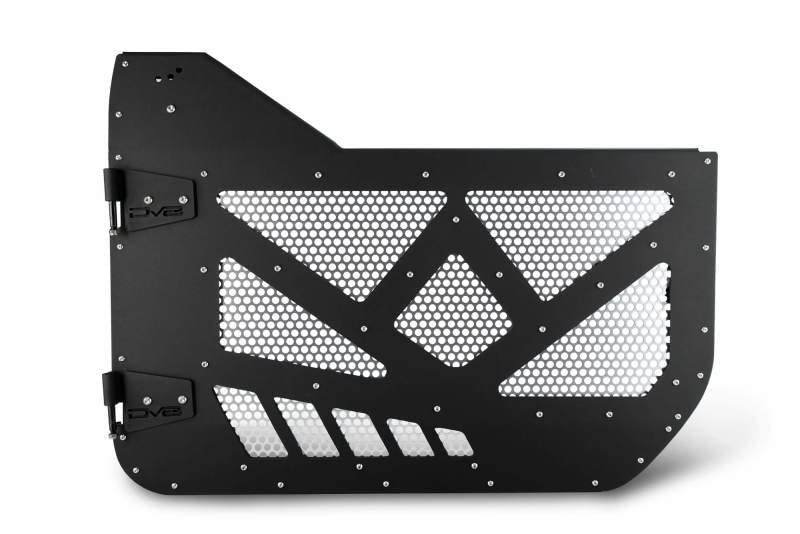 Half Door DV8 Offroad with Aluminum Mesh; Rear HDJL-01R