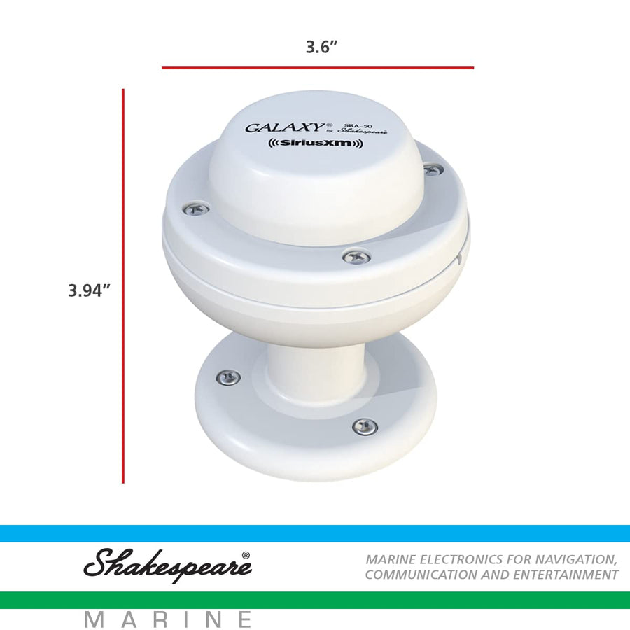 SiriusXM Satellite Antenna, Shakespeare SRA-50 Galaxy White