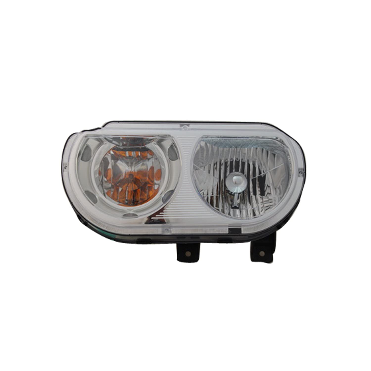 Left TYC Headlight Assembly Compatible with 2008-2014 Dodge Challenger