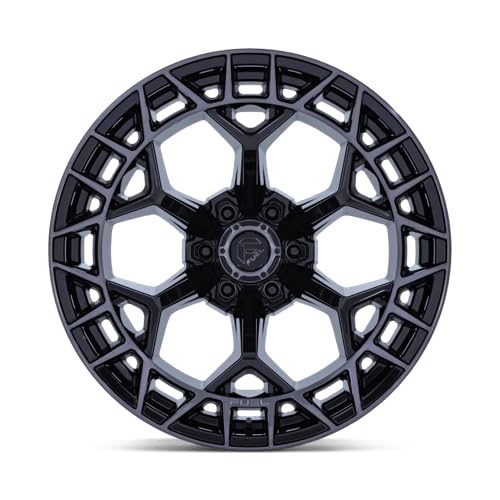 FC873 CHARGER FUEL OFF-ROAD 22X10 6X5.5 4.79-18mm GLOSS BLACK BRUSHED FACE DARK TINT - FC873BT22106818N