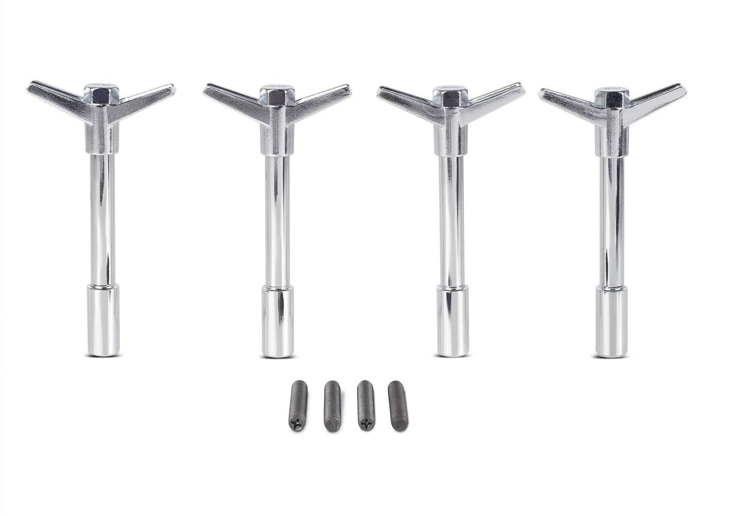 Valve Cove Ford Bolt Kit 4pk Chrome w/Ford Logo