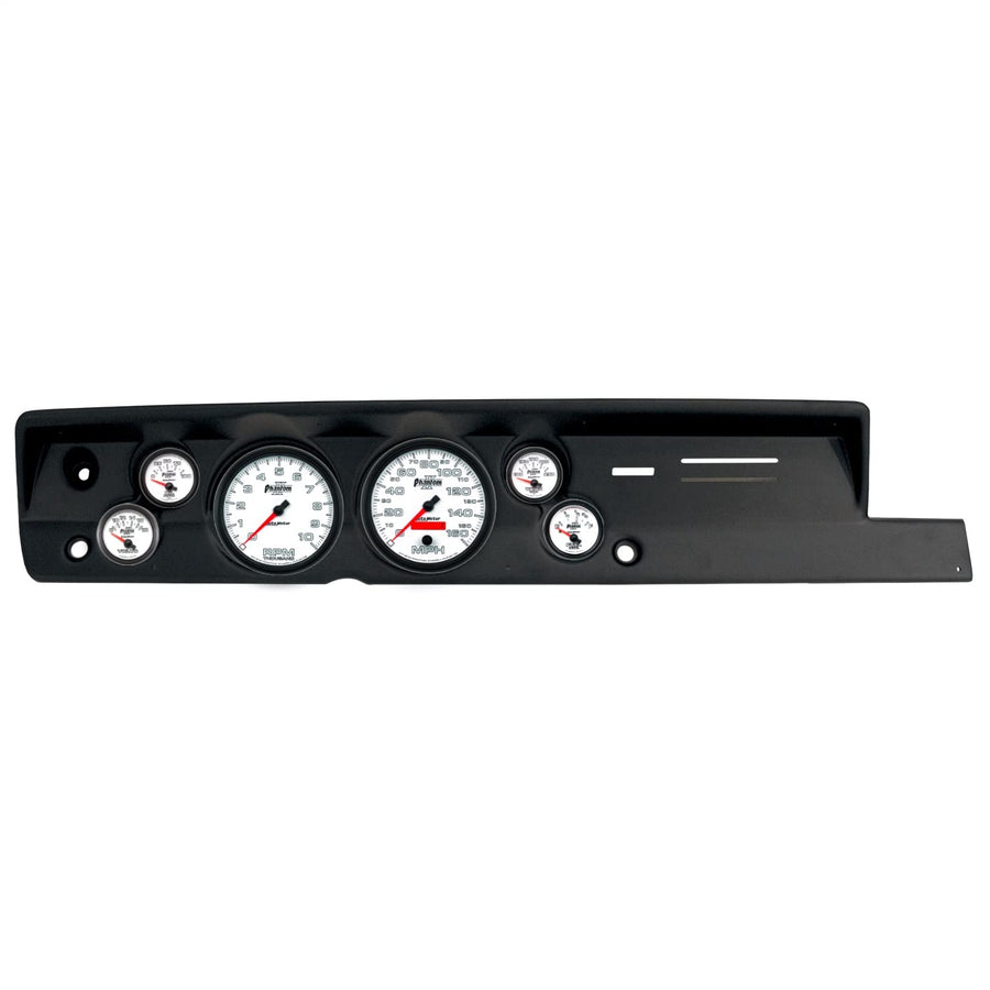 AutoMeter Dash Kit Direct Fit, (5" X2, 2 1/16" X4), Plym Cuda Heat 67-69, Phantom Ii (2118-10)