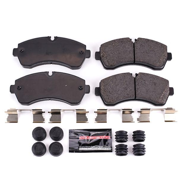 Power Stop Z23-1268 Z23 Evolution Sport Carbon Fiber Infused Ceramic Brake Pads with Hardware Front