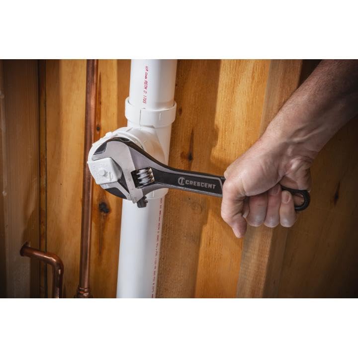10" Wide Jaw Crescent Adjustable Wrench - ATWJ210VS