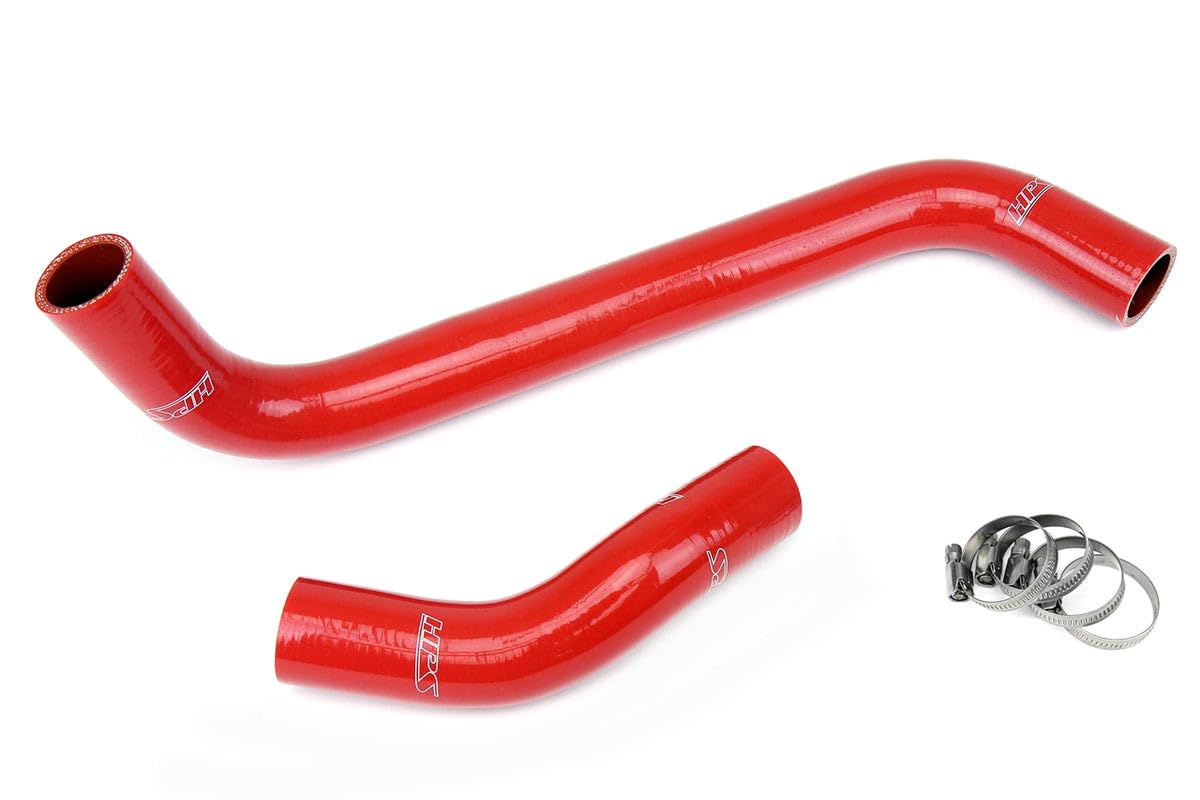 Red Silicone HPS 57-1272-RED Radiator Coolant Hose Kit