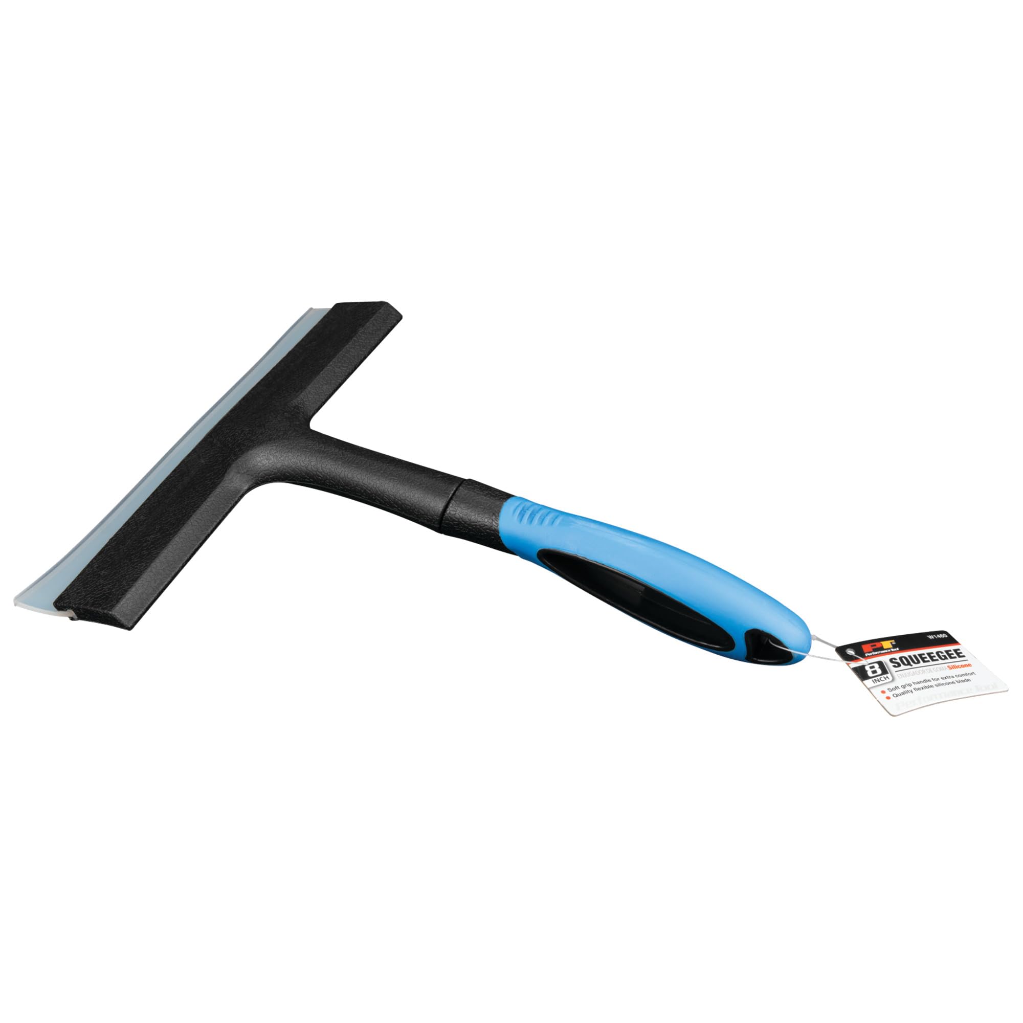 8-Inch Performance Tool W1460 Silicone Squeegee - Flexible, Durable, and Scratch-Free Cleaning Tool for Cars, Windows, and Glass Surfaces