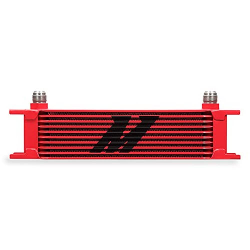 Mishimoto Universal 10 Row Red Oil Cooler, MMOC-10RD