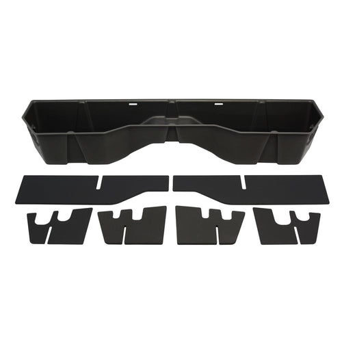 Under Seat Storage DuHa 40011 fits 2004-2024 Nissan Titan King Cab & Crew Cab | Dark Gray Heavy-Duty Back Seat Multi Tool Organizer | Includes Dividers