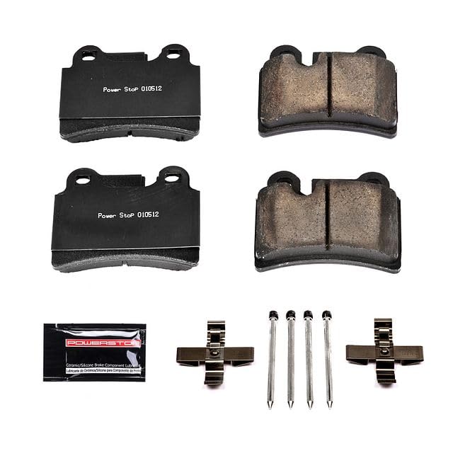 Power Stop Z23-1277 Z23 Evolution Sport Carbon Fiber Infused Ceramic Brake Pads with Hardware For Volkswagen Touareg 2006-2007, Volkswagen Touareg 2010 [Model Specific]