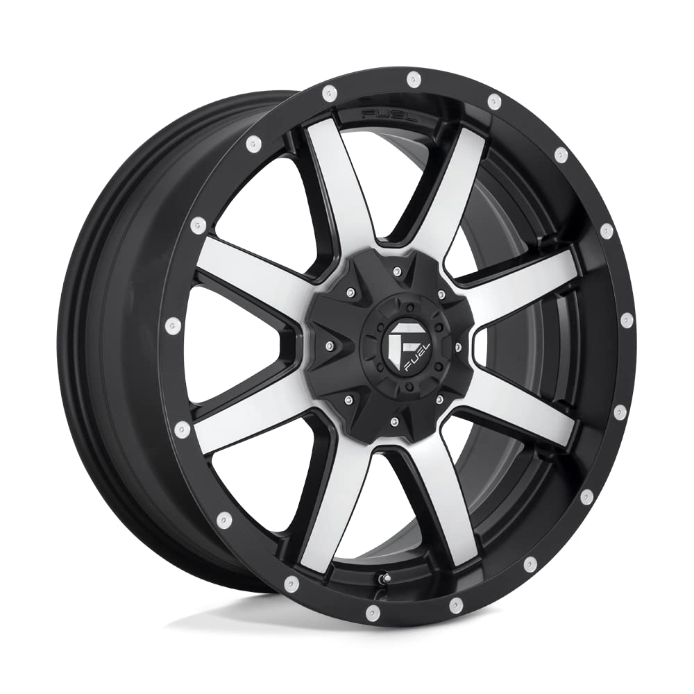D537 20X9 6X135/5.5 MT-BLK-MACH 20MM - Fuel 1PC