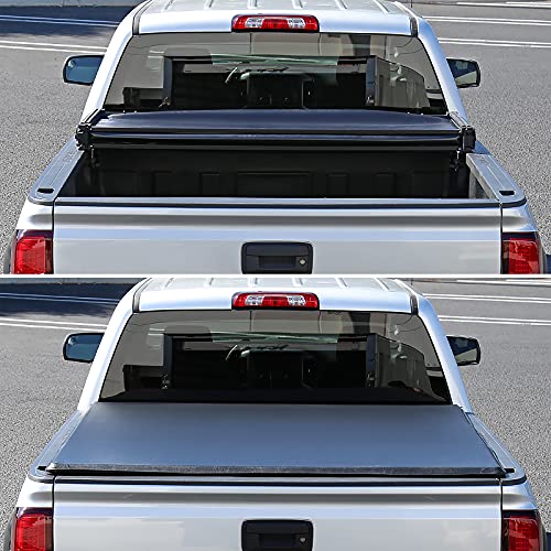 Tri Fold Cover Spec-D Tuning Compatible with Dodge Ram 8.0' Bed 2002-2018