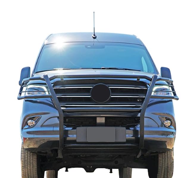 Bumper Guard Black Horse Grille Brush Modular Compatible with 19-25-Benz Sprinter 1500/2500/3500/3500XD/4500|19-25 Freightliner Sprinter 1500/2500/3500/3500XD/4500-17D503MA