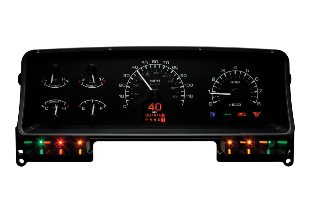 Dakota Digital Retrotech RTX-92F-PU-X Gauge Instrument System Compatible with Ford 1992-96 Pickup and Bronco