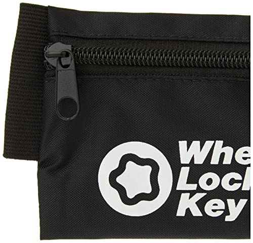 Wheel Key Lock Storage Pouch McGard 70007, Black